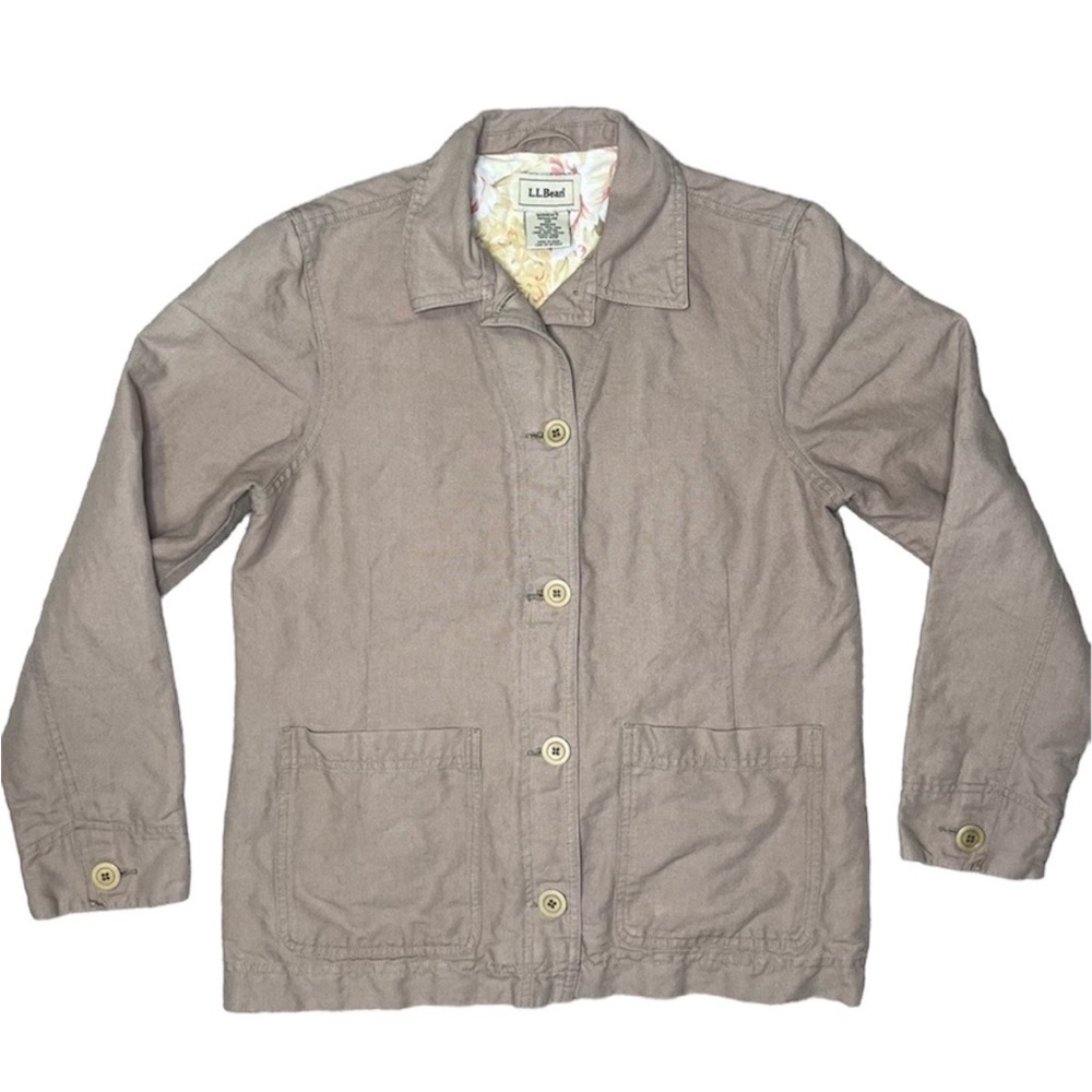 L. L. Bean cotton canvas barn jacket